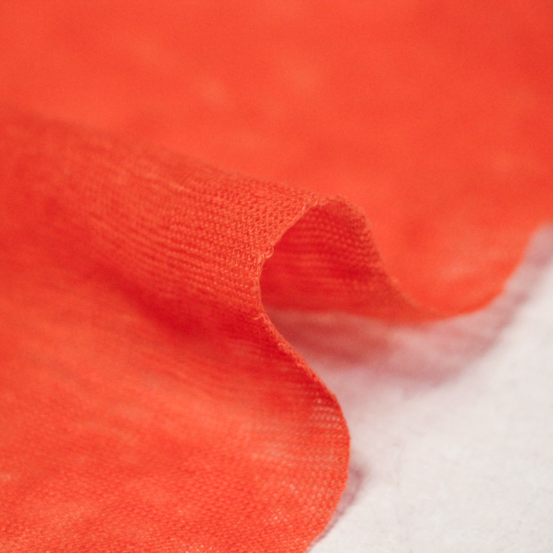 Jersey 100% lin - Orange