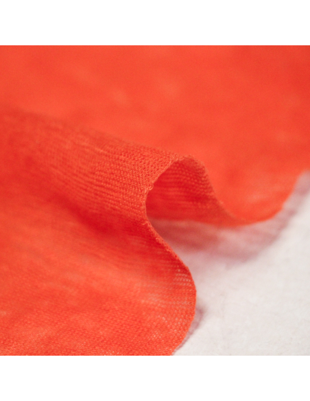 Jersey 100% lin - Orange