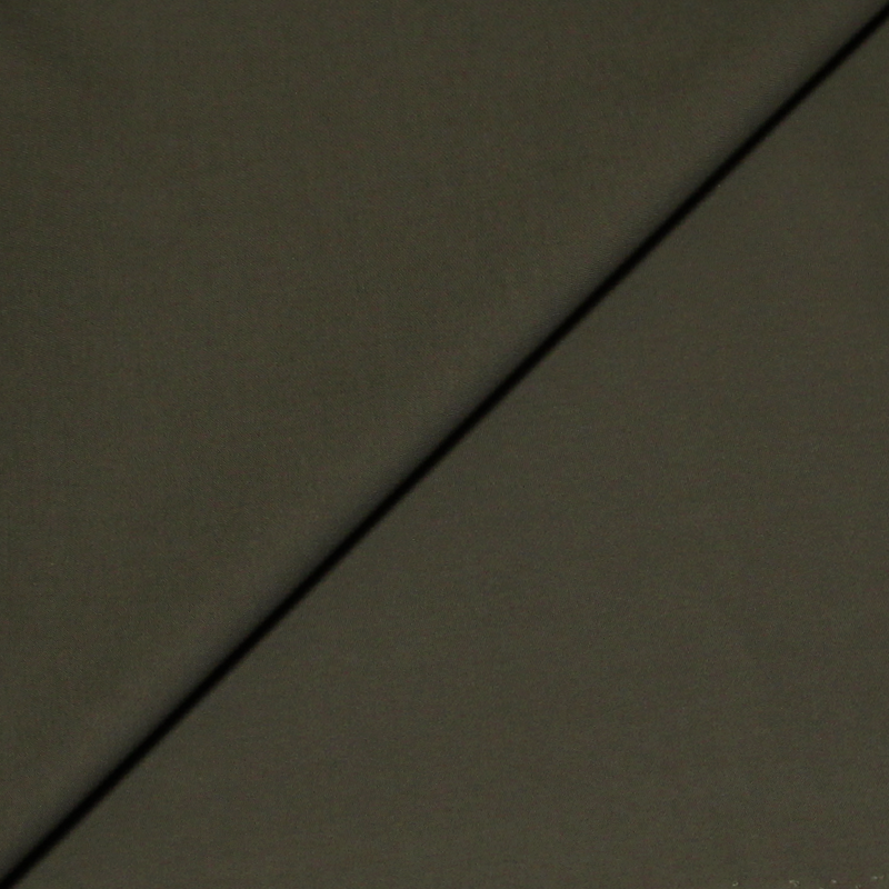 Gabardine 100% coton - Vert millitaire (Coupon de 1.20 mètres)