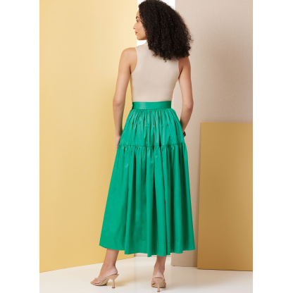 Patron Butterick 7025 R5 (42-50) - Jupes amples à volants 2