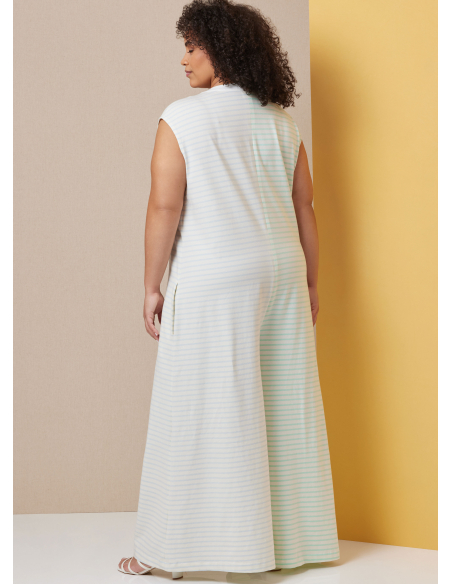 Patron Butterick  7029 AA (38-46) - Combinaisons de détente à ouverture boutonnée