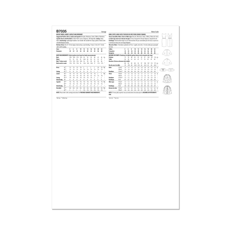 Patron Butterick 7035 D5 (32-40) - Ensemble robe fourreau vintage et veste assortie