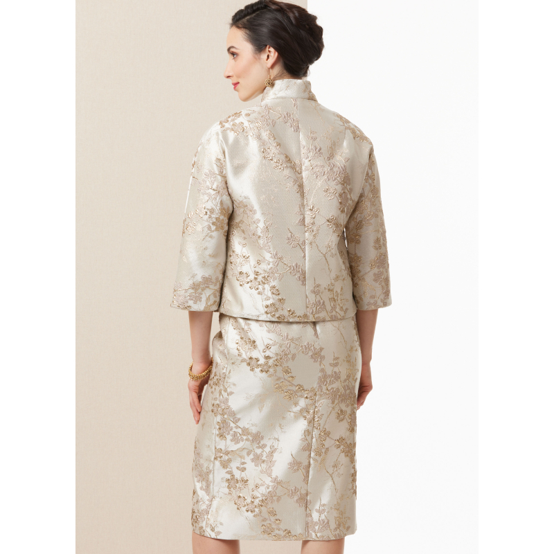 Patron Butterick 7035 D5 (32-40) - Ensemble robe fourreau vintage et veste assortie