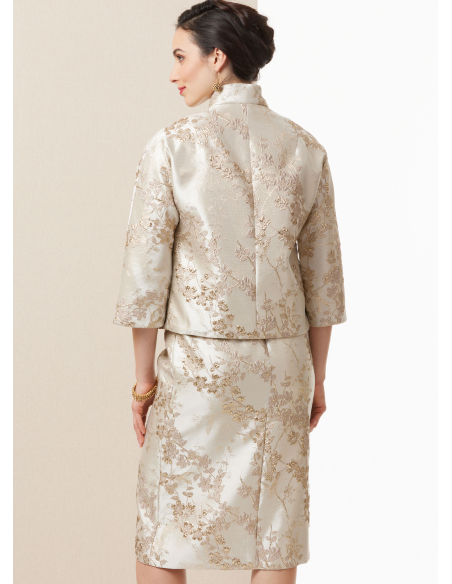 Patron Butterick 7035 D5 (32-40) - Ensemble robe fourreau vintage et veste assortie