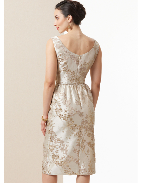 Patron Butterick 7035 R5 (42-50) - Ensemble robe fourreau vintage et veste assortie