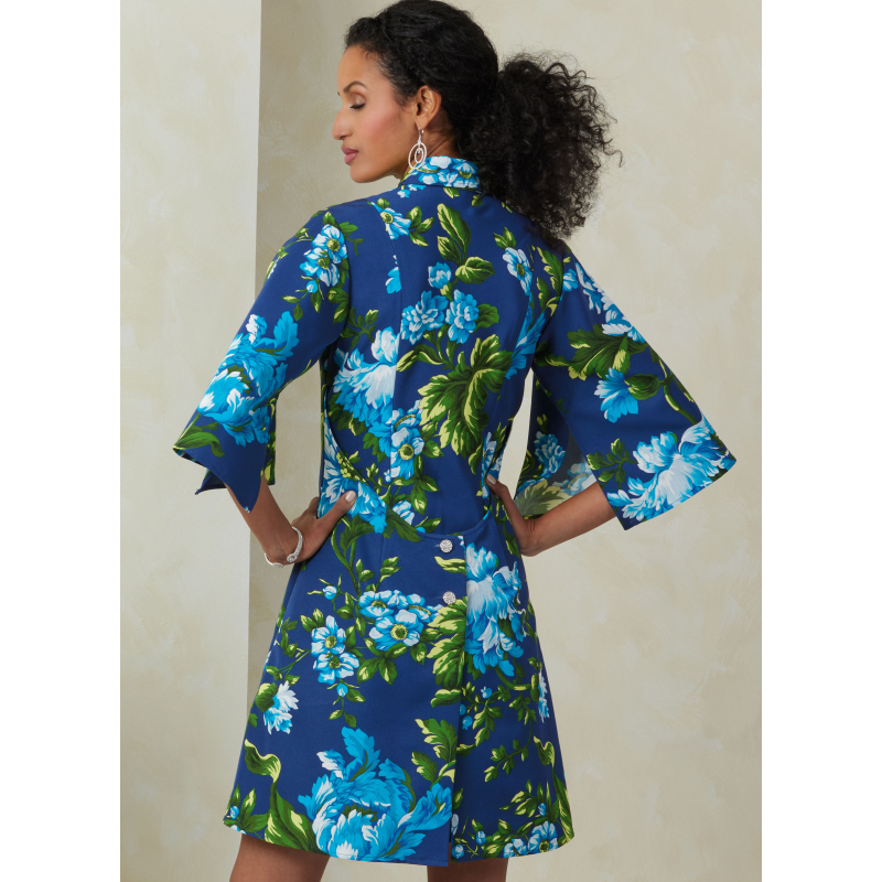 Patron Vogue 2083 B5 (36-44) - Combinaison, robe et ceinture-écharpe vintage années 1980