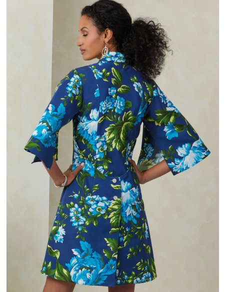 Patron Vogue 2083 B5 (36-44) - Combinaison, robe et ceinture-écharpe vintage années 1980