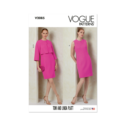 Patron Vogue 2085/D5 (32-40) - Robe ajustée et veste boléro