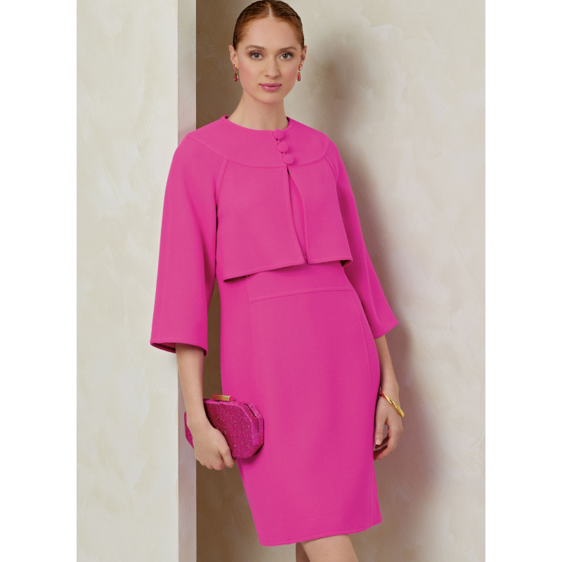 Patron Vogue 2085/P5 (40-48) - Robe ajustée et veste boléro