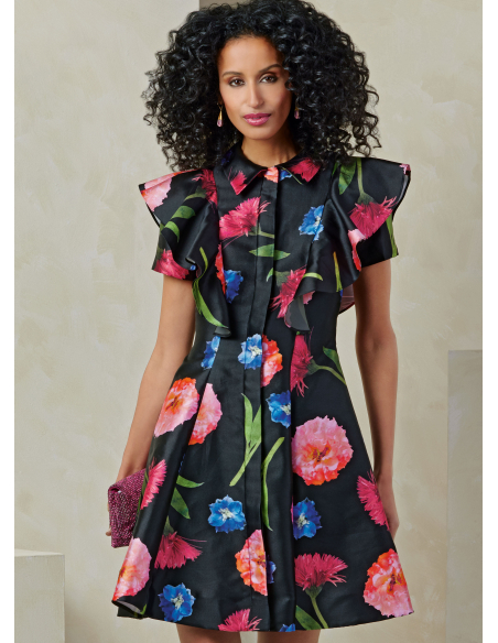 Patron Vogue 2087/U5 (44-52) - Robes à manches volantées pour occasions spéciales