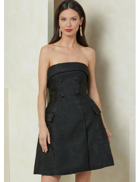 Patron Vogue 2089/D5 (32-40) - Robe bustier moulante à effet sculptant