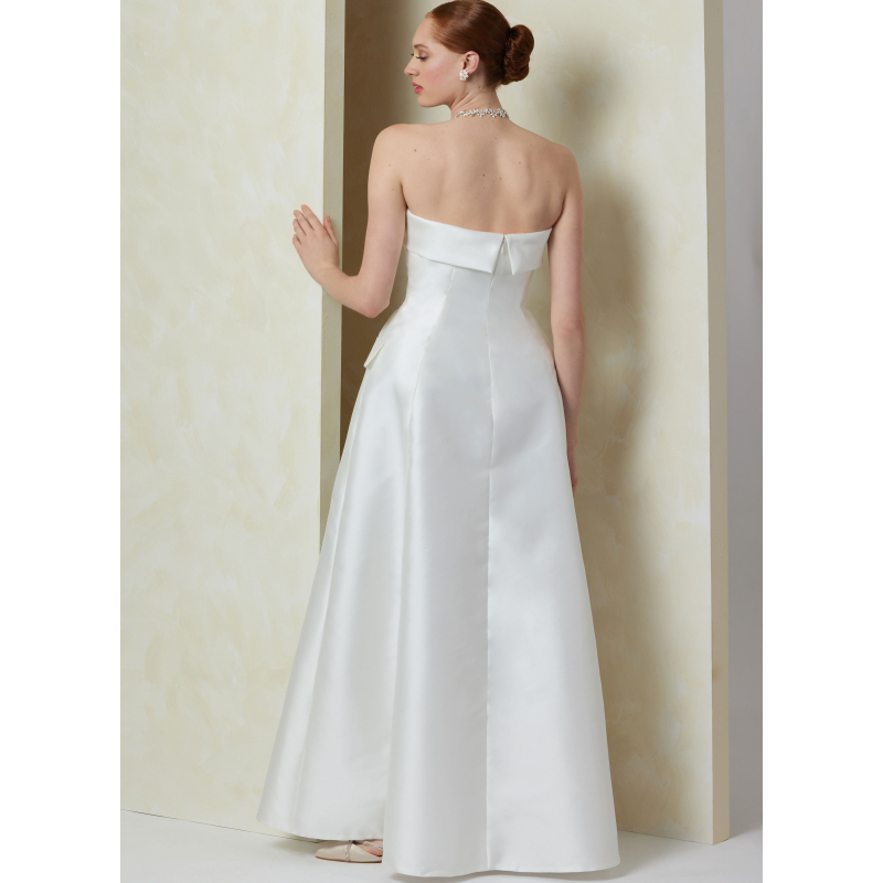 Patron Vogue 2089/D5 (32-40) - Robe bustier moulante à effet sculptant