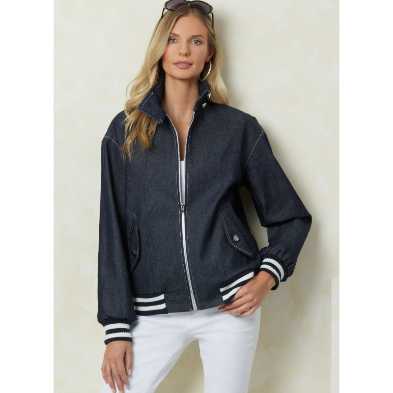 Patron Vogue 2093/B5 (36-44) - Vestes zippées à col droit et poches à rabats