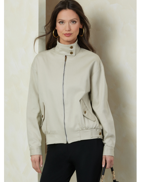 Patron Vogue 2093/B5 (36-44) - Vestes zippées à col droit et poches à rabats