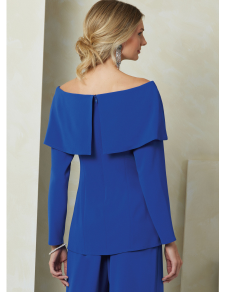 Patron Vogue 2098/Y5 (46-54) - Haut moulant à manches hors épaule et pantalon à jambes larges
