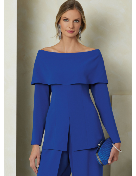 Patron Vogue 2098/Y5 (46-54) - Haut moulant à manches hors épaule et pantalon à jambes larges