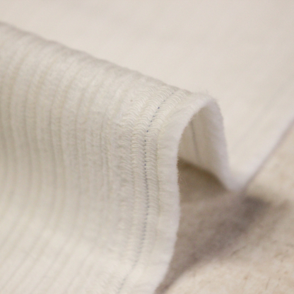 Velours côtelé 300 raies à côtes irrégulières coton & élasthanne - Blanc 2