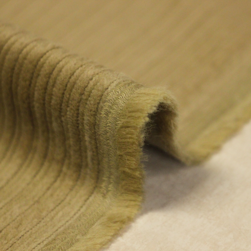 Velours côtelé 300 raies à côtes irrégulières coton & élasthanne - Sand