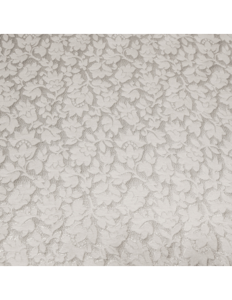 Broché - Blanc motif floral