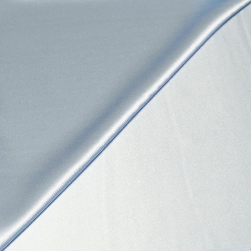 Satin 100% soie (25 mommes) - Ciel