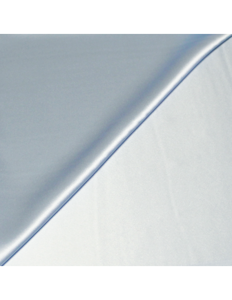 Satin 100% soie (25 mommes) - Ciel