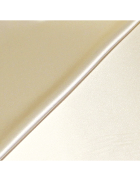 Satin 100% soie (25 mommes) - Écru