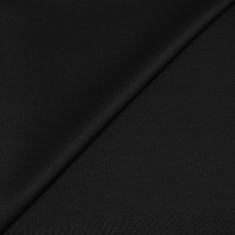 Tissu tailleur sergé 100% laine - Noir