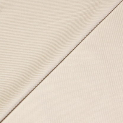 Velours côtelé 300 raies coton & élasthanne - Écru