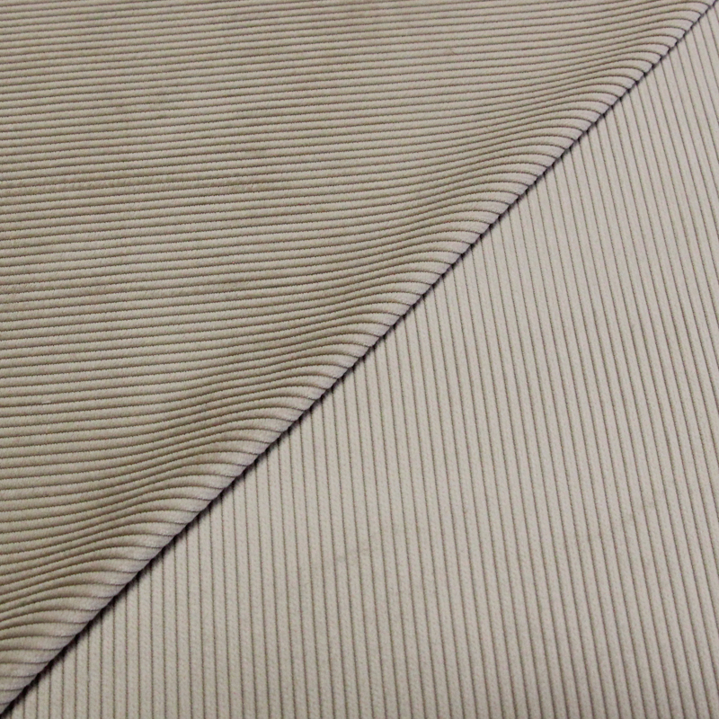 Velours côtelé Jumbo 100% coton - Beige
