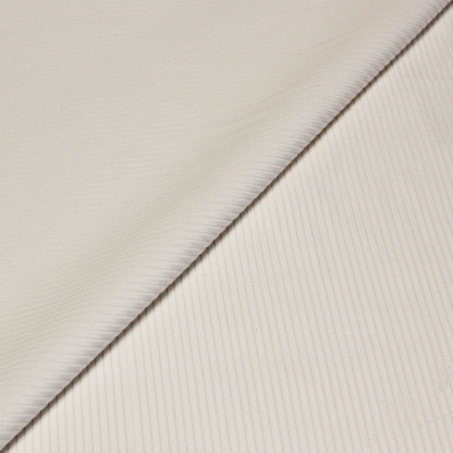 Velours côtelé Jumbo 100% coton GOTS - Blanc cassé
