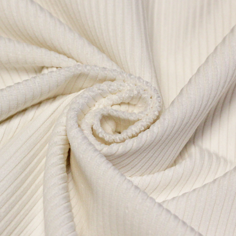 Velours côtelé Jumbo 100% coton GOTS - Blanc cassé