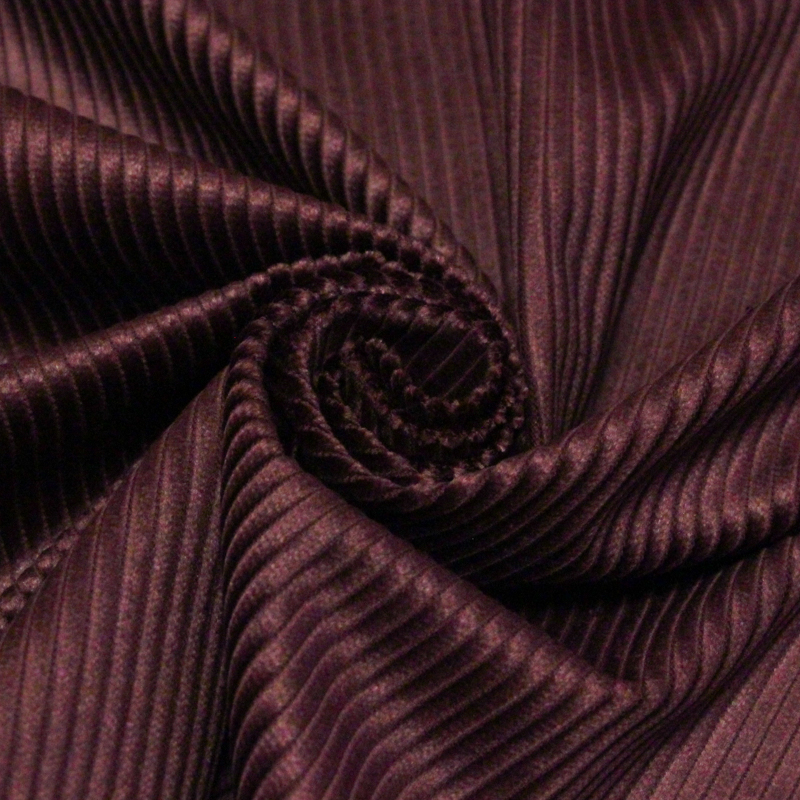 Velours côtelé Jumbo coton & modal - Bordeaux