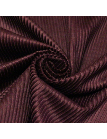 Velours côtelé Jumbo coton & modal - Bordeaux