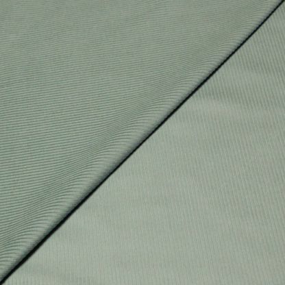 Velours côtelé 300 raies coton & élasthanne - Céladon