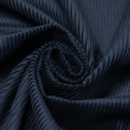 Velours côtelé 300 raies coton & élasthanne - Bleu pétrole 2