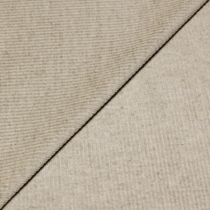 Velours côtelé 300 raies lin & coton - Ficelle