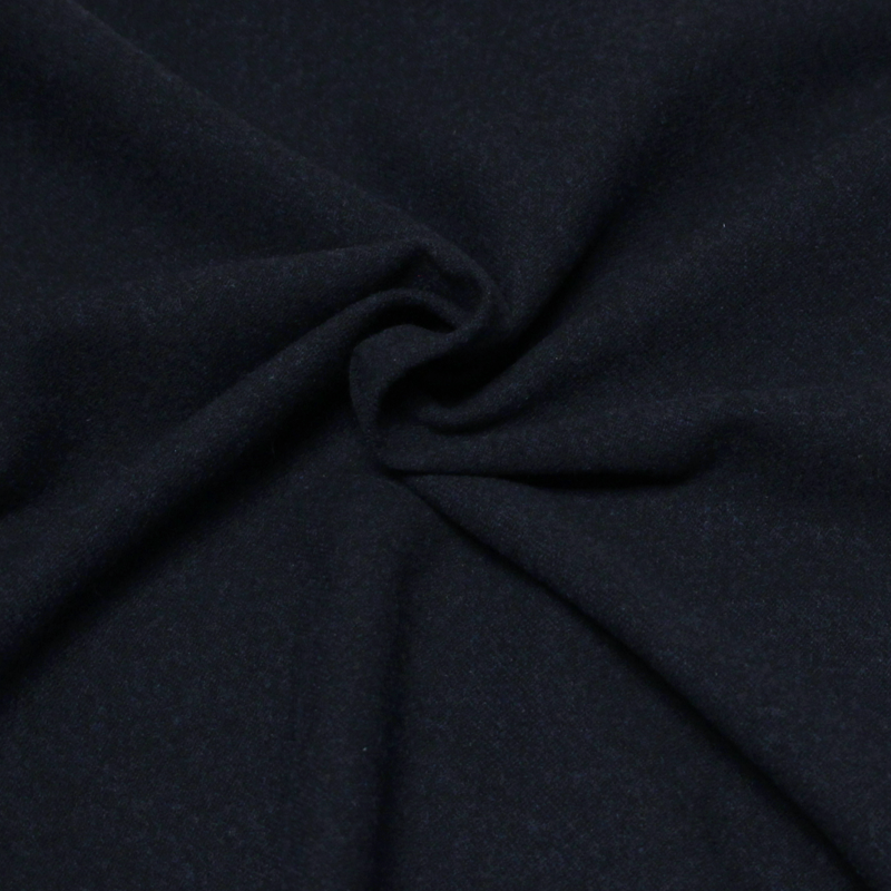 Sergé de laine foulé - Moucheté bleu