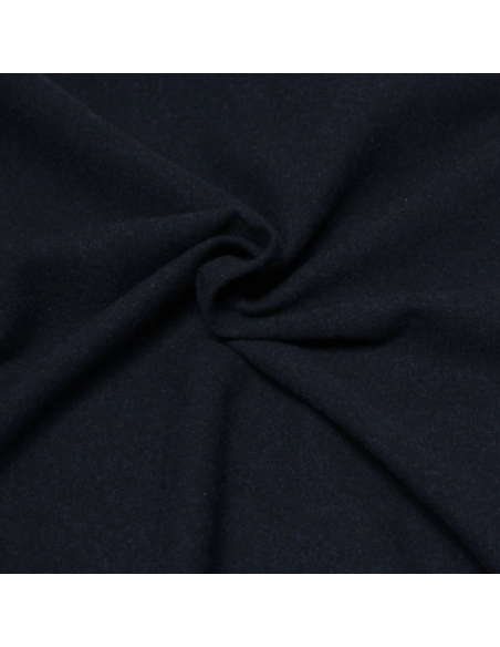 Sergé de laine foulé - Moucheté bleu