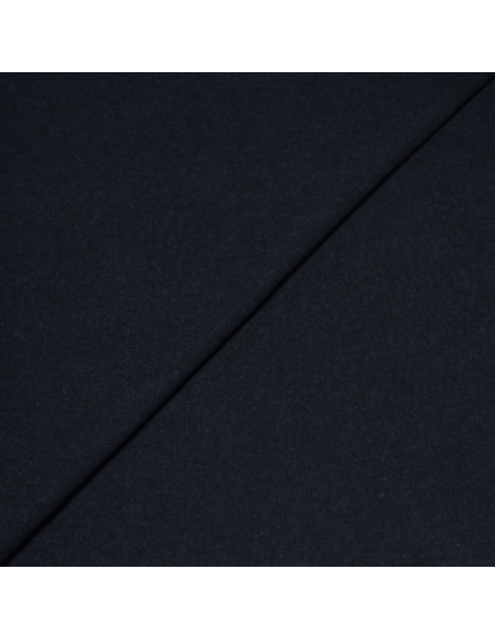 Sergé de laine foulé - Moucheté bleu