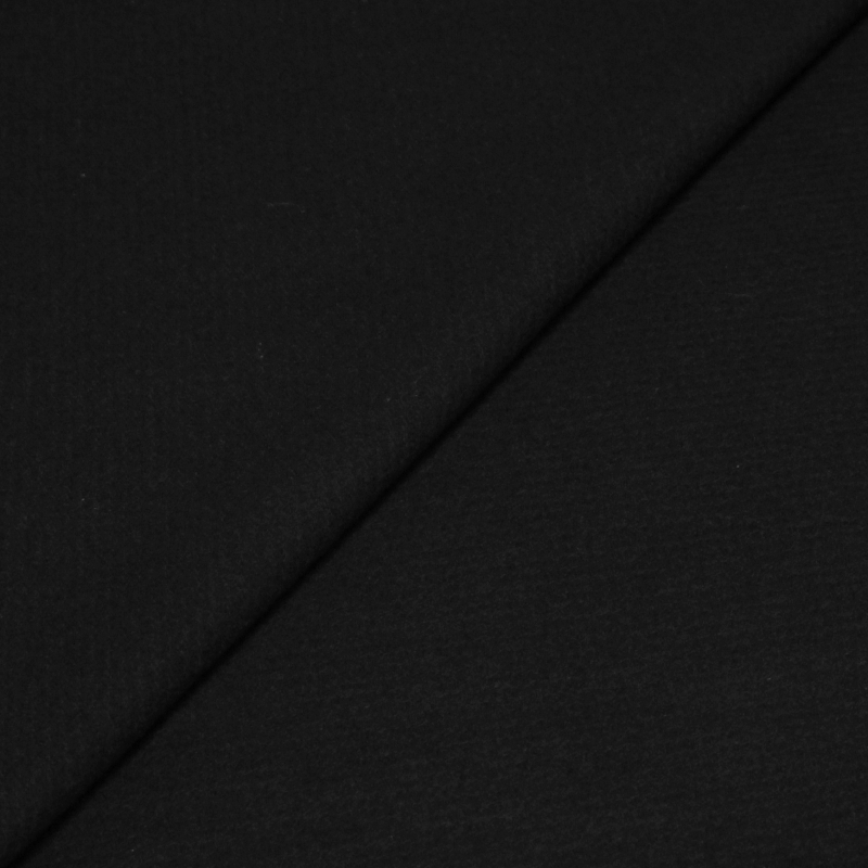 Drap de laine façonné - Noir