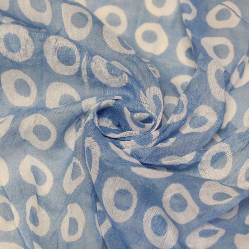 Étole 100% coton - Cercle difforme...