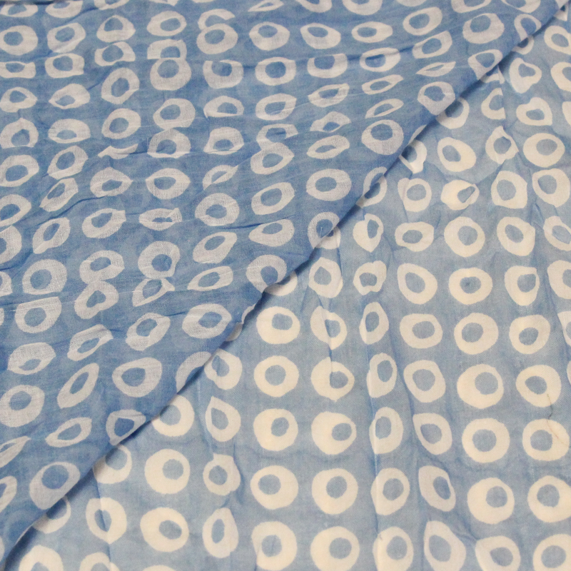 Étole 100% coton - Cercle difforme...