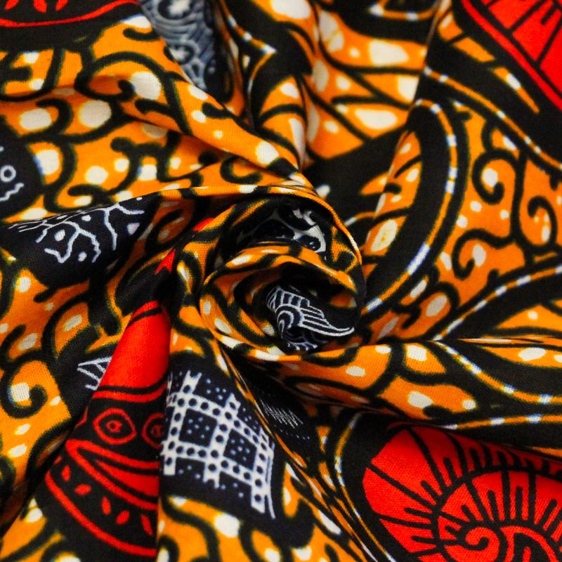 Tissu WAX 100% coton - Eclats royaux...