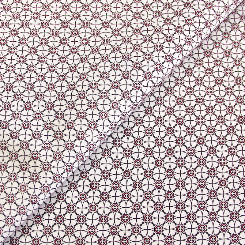 Popeline 100% coton imprimée - Graphique Rosaces