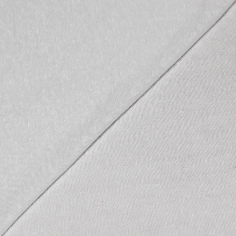 Jersey 100% lin - Blanc optique