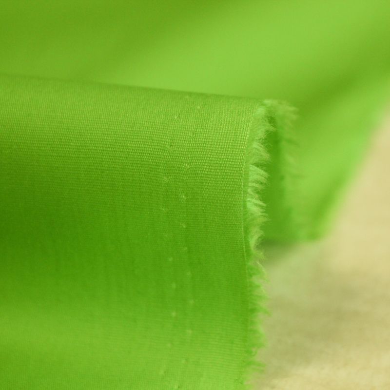 Popeline coton & élasthanne - Vert pomme