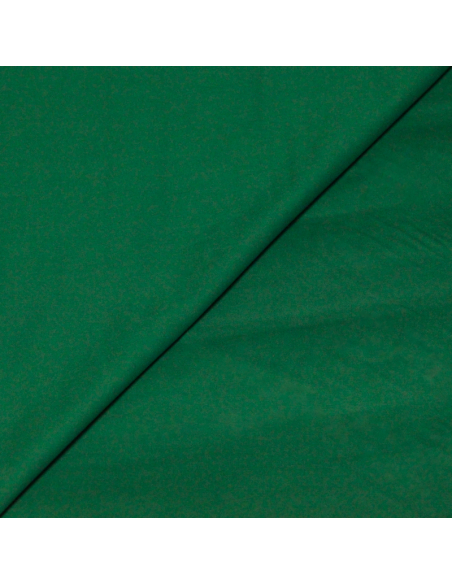 Popeline coton & élasthanne - Vert émeraude