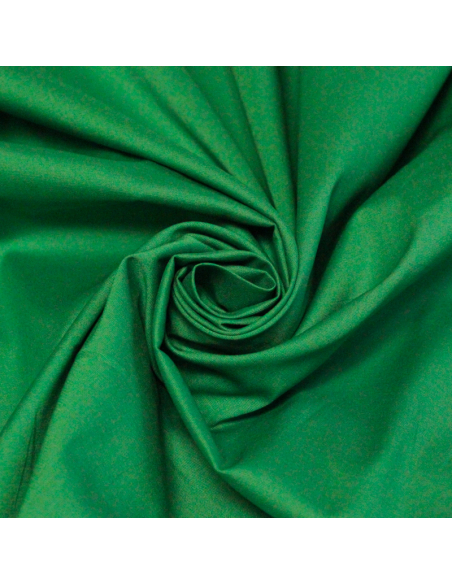Popeline coton & élasthanne - Vert Brésil