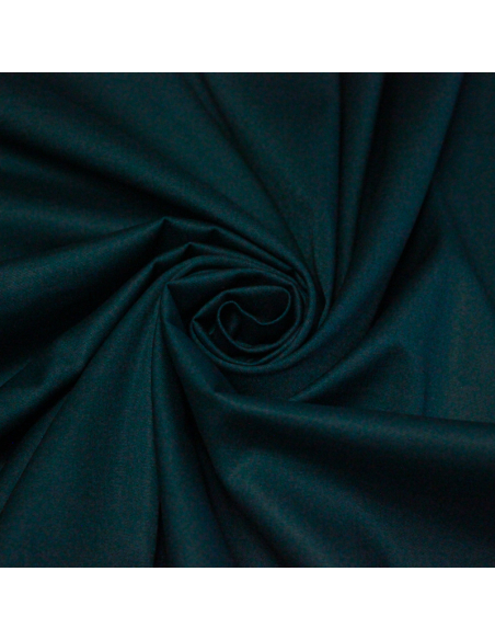 Popeline coton & élasthanne - Bleu canard