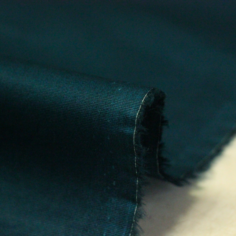 Popeline coton & élasthanne - Bleu...